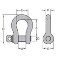 8-807 / Forged Alloy Anchor Shackle